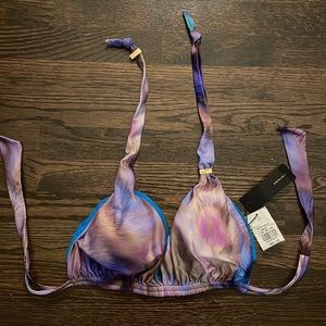 Vix triangle halter bikini top size DD